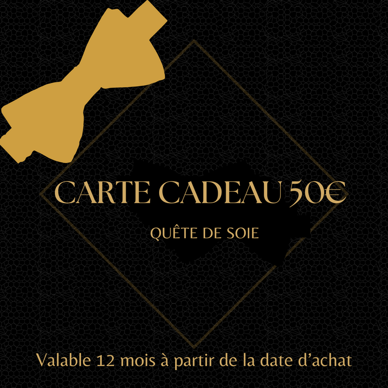 Carte cadeau Quête de Soie