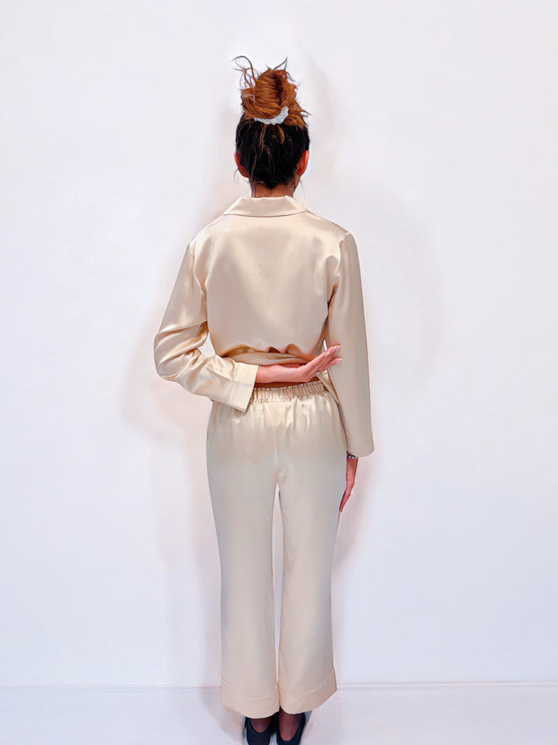 pyjama femme en soie 22 mommes beige dos 