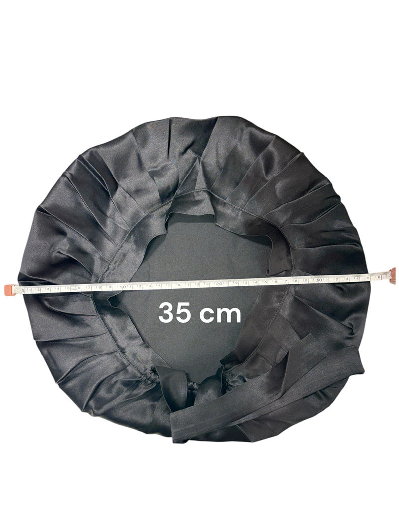 Bonnet De Nuit En Soie De Mûrier 19 Mommes - Extra Large, Bandeau Élastique, Pour Cheveux Secs, Bouclés, Crépus, Protection Nuit