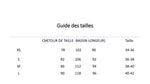 guide des tailles pour pantalon de pyjama femme en soie 22 mommes beige 