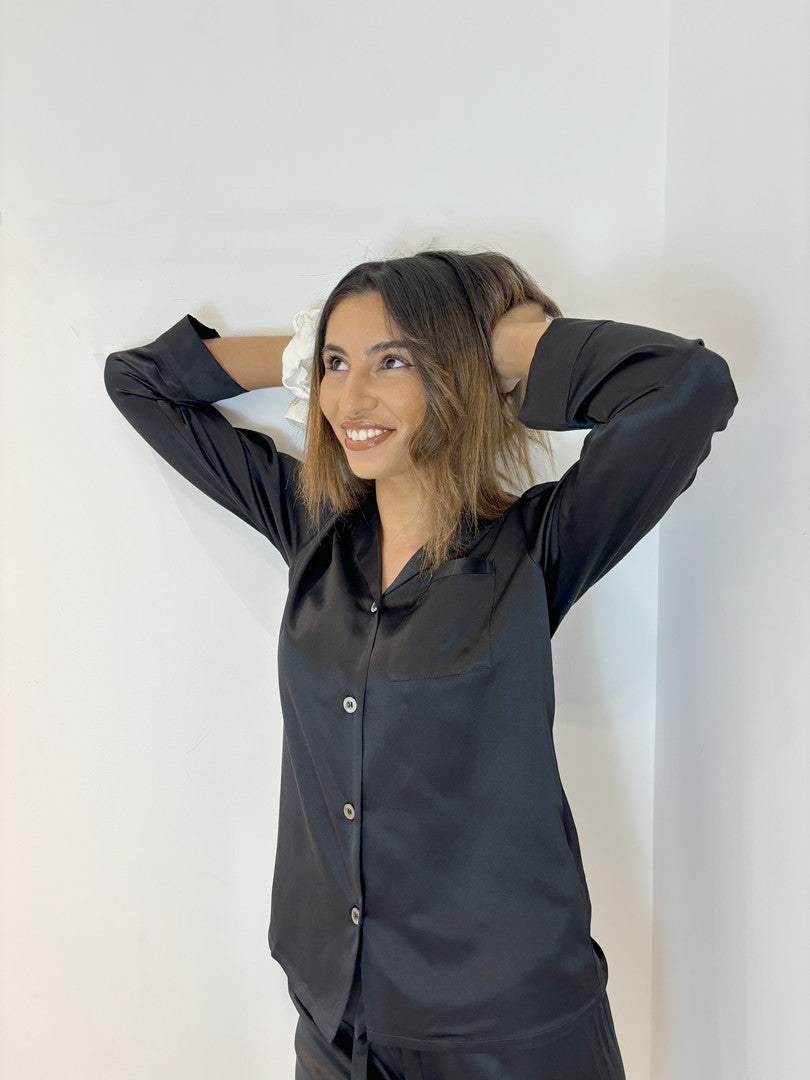 chemise de pyjama en soie pour femme 22 mommes 