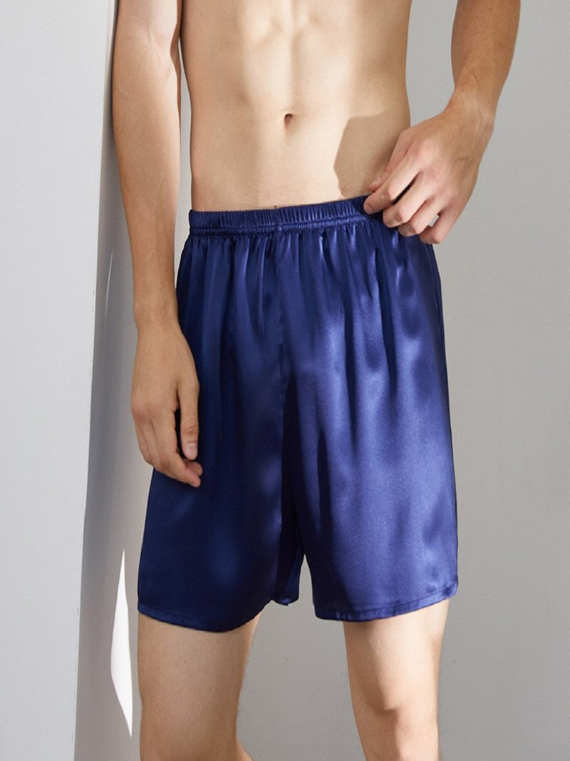 short homme soie