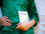 GLAMOUR Pantalon de pyjama en soie vert 19 mommes