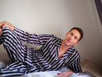 Pantalon de pyjama homme en soie 19 mommes LIBERTE