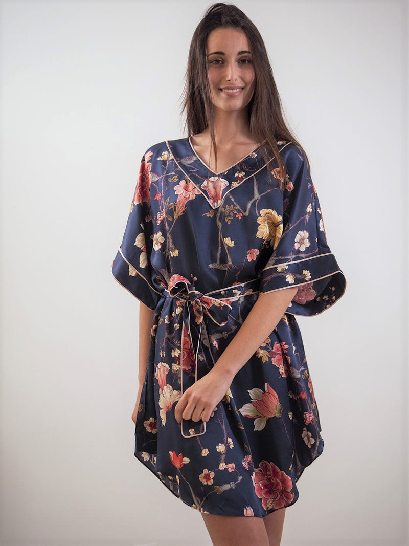 KYOTO Chemise de nuit en soie 22 mommes